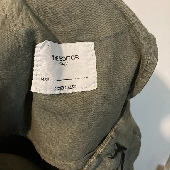 The Editor women's size 48 IT painted flower no-stretch trouser pant 31x33 32x34 - Picture 7 of 7